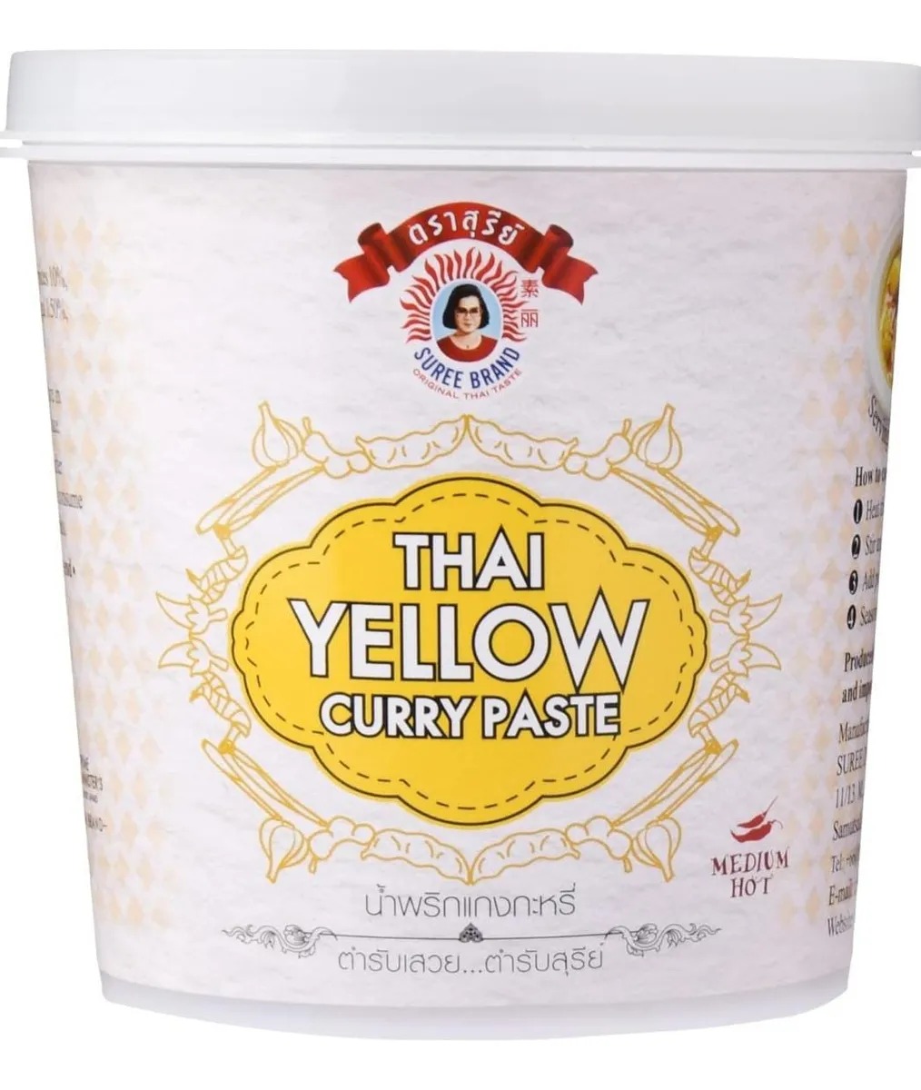 RestoMarket - PASTA DE CURRY AMARILLO SUREE POTE 400 GR
